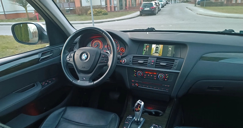 BMW X3 cena 49800 przebieg: 192000, rok produkcji 2012 z Ostróda małe 191